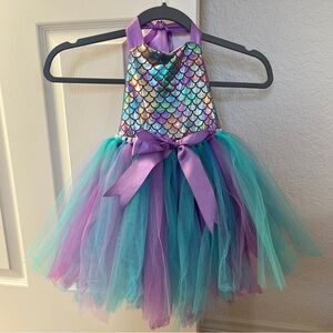 Mermaid Dress/Costume with Tulle Skirt